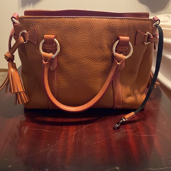 Dooney and Burke medium satchel. Medium brown. - Picture 3 of 7